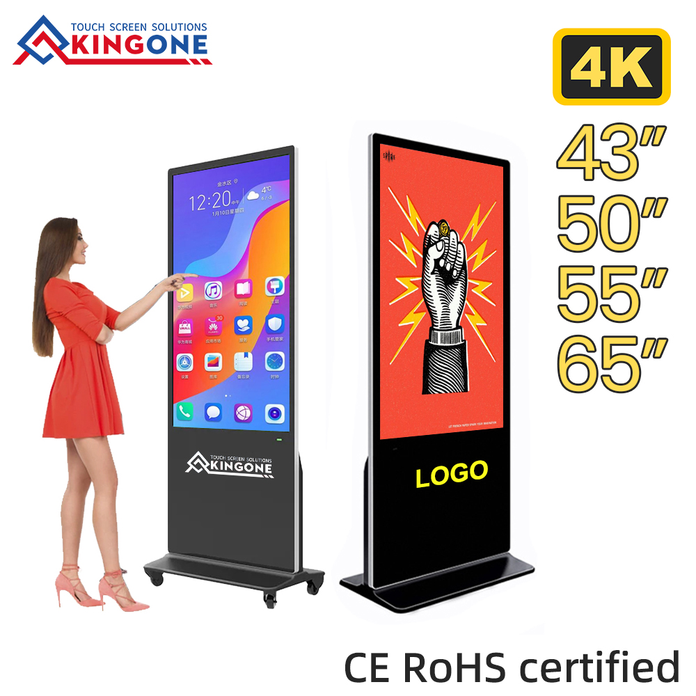 Floor Stand Touch Screen Poster