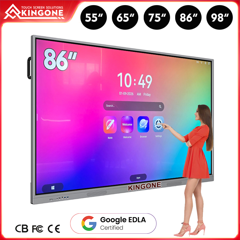 Custom smart whiteboard interactive display board