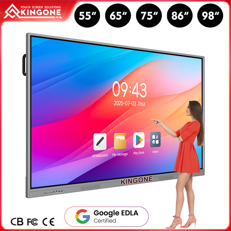 Smart whiteboard interactive panel display for schools