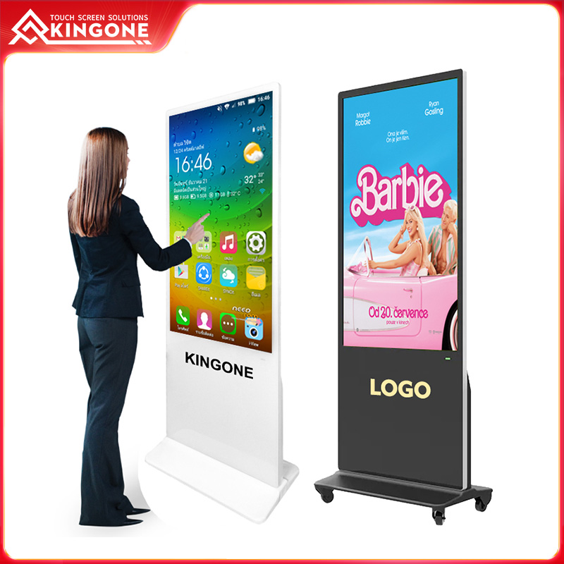 Indoor digital signage lcd screen interactive displays