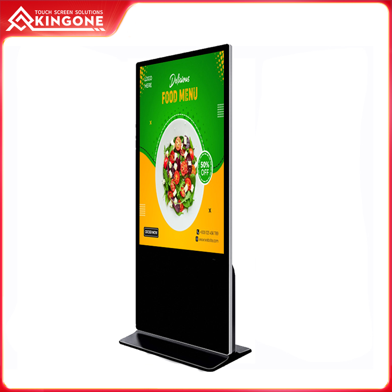43 inch free standing indoor advertising display screen price