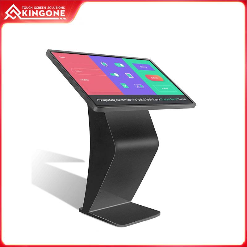 43 inch Free standing touch screen PC interactive kiosk
