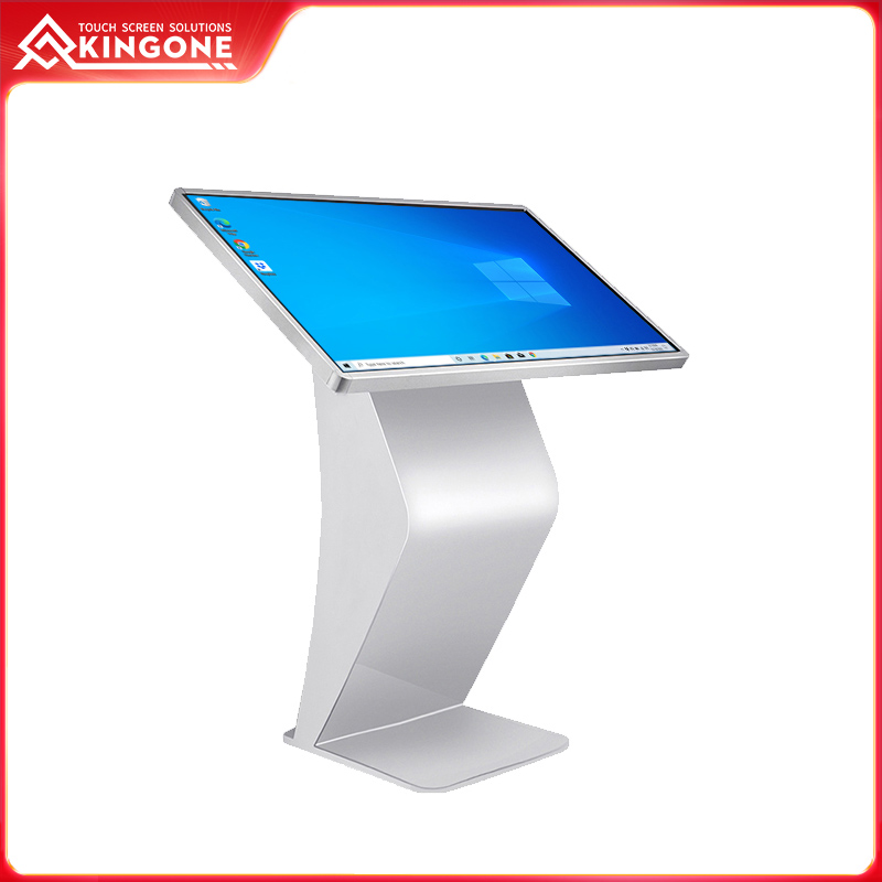 Horizontal touch screen interactive all in one PC kiosk