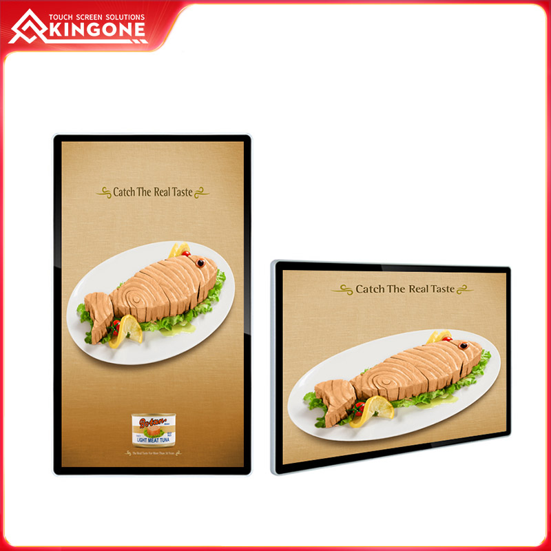 Shopping mall indoor wall mount LCD advertising screen