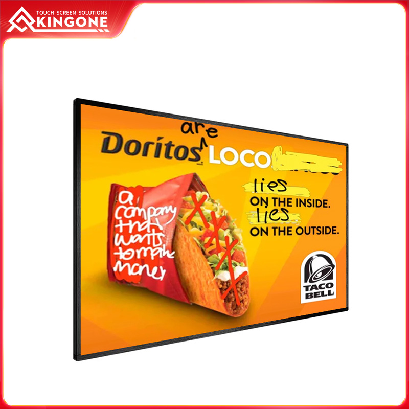 Ultra Thin Indoor Wall Mount LCD Advertising Screen