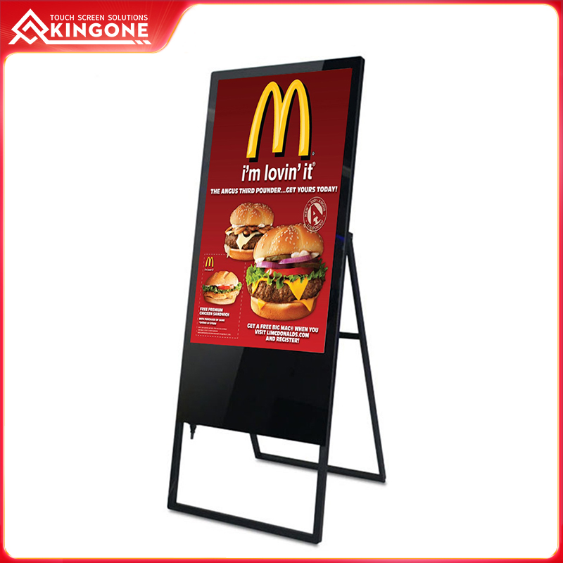 55 inch 4K advertising monitor freestanding LCD display