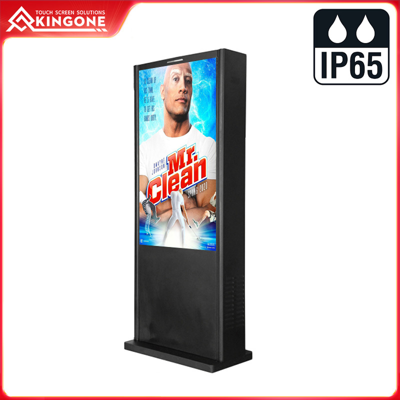 Factory lcd advertising display outdoor digital totem