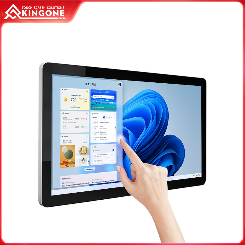 Landscape wall mount Android PCAP touch screen panel