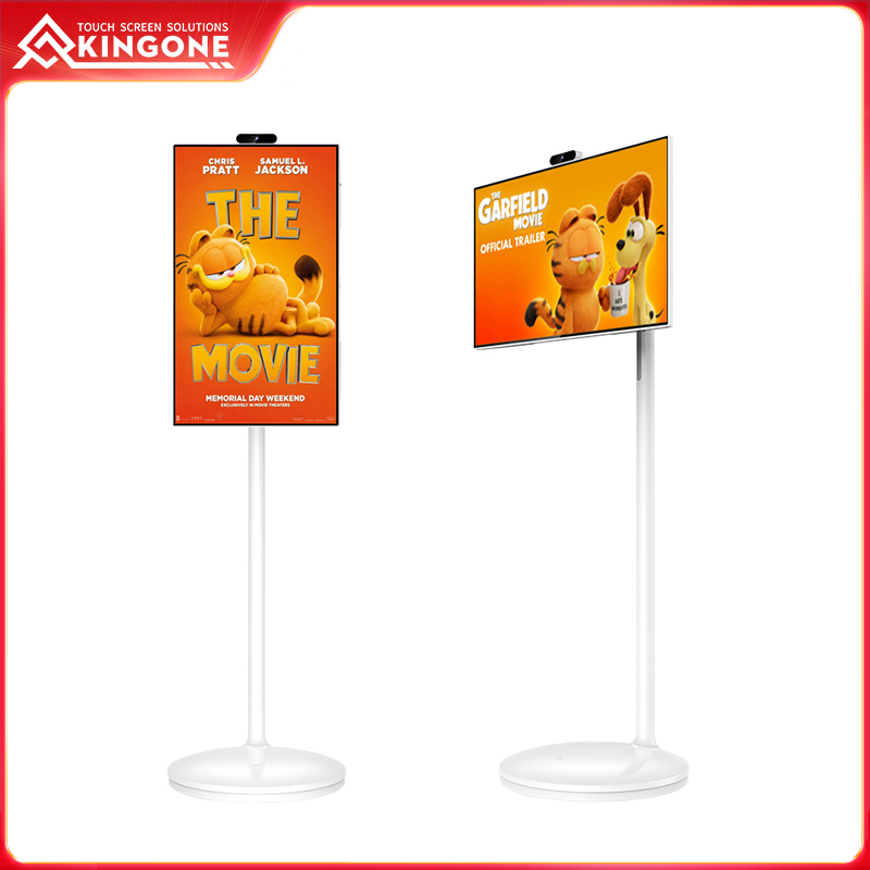 Universal Floor Standing Mobile TV with Touch Screen