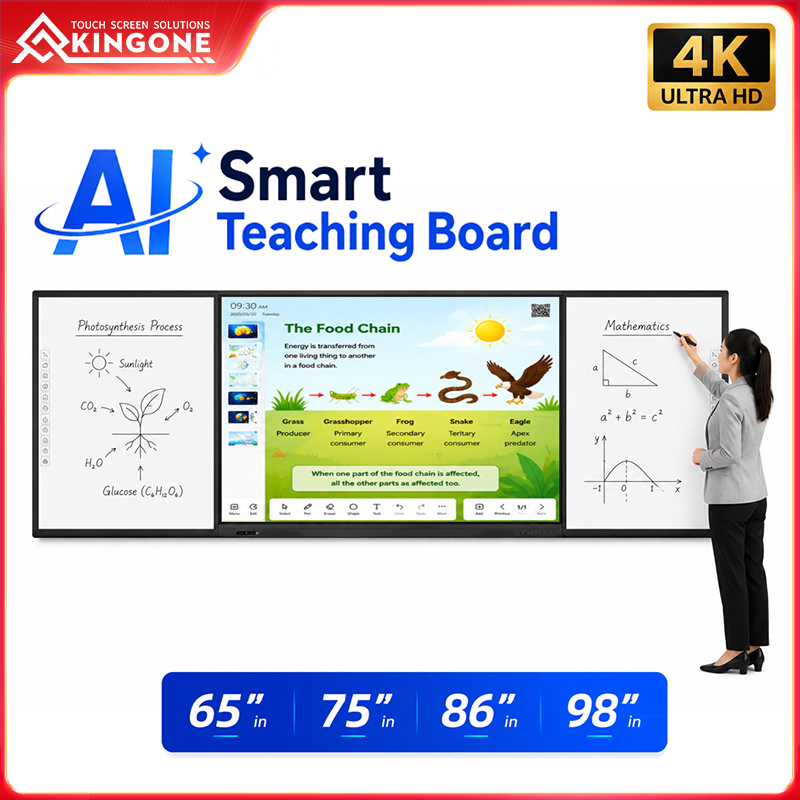 Touch Screen Smart Blackboard with Split Screen Teaching 