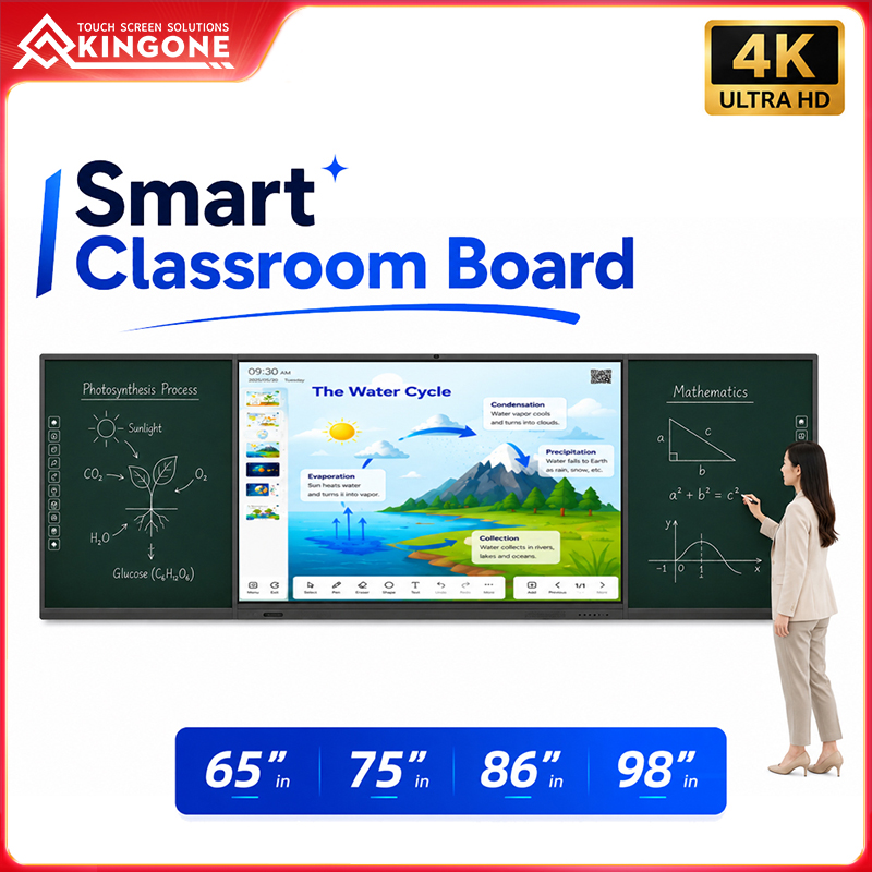 Multi Screen Interactive Teaching Blackboard for Modern School Classroom