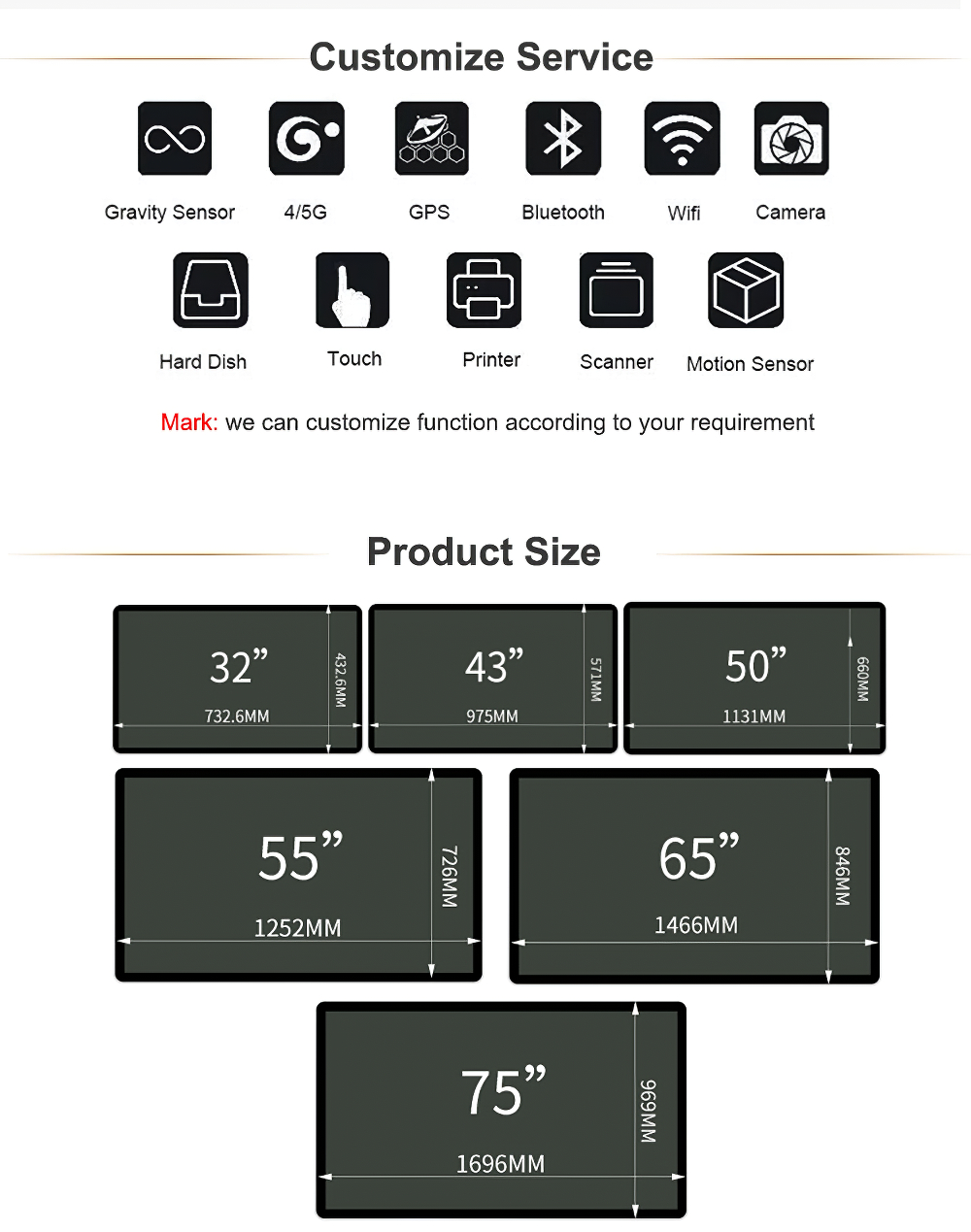 21.5 inch Wall Mount Digital Signage(图5)