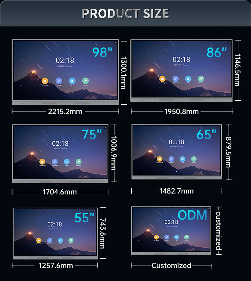 Touch Screen Monitor Interactive Whiteboard for Meeting(图5)