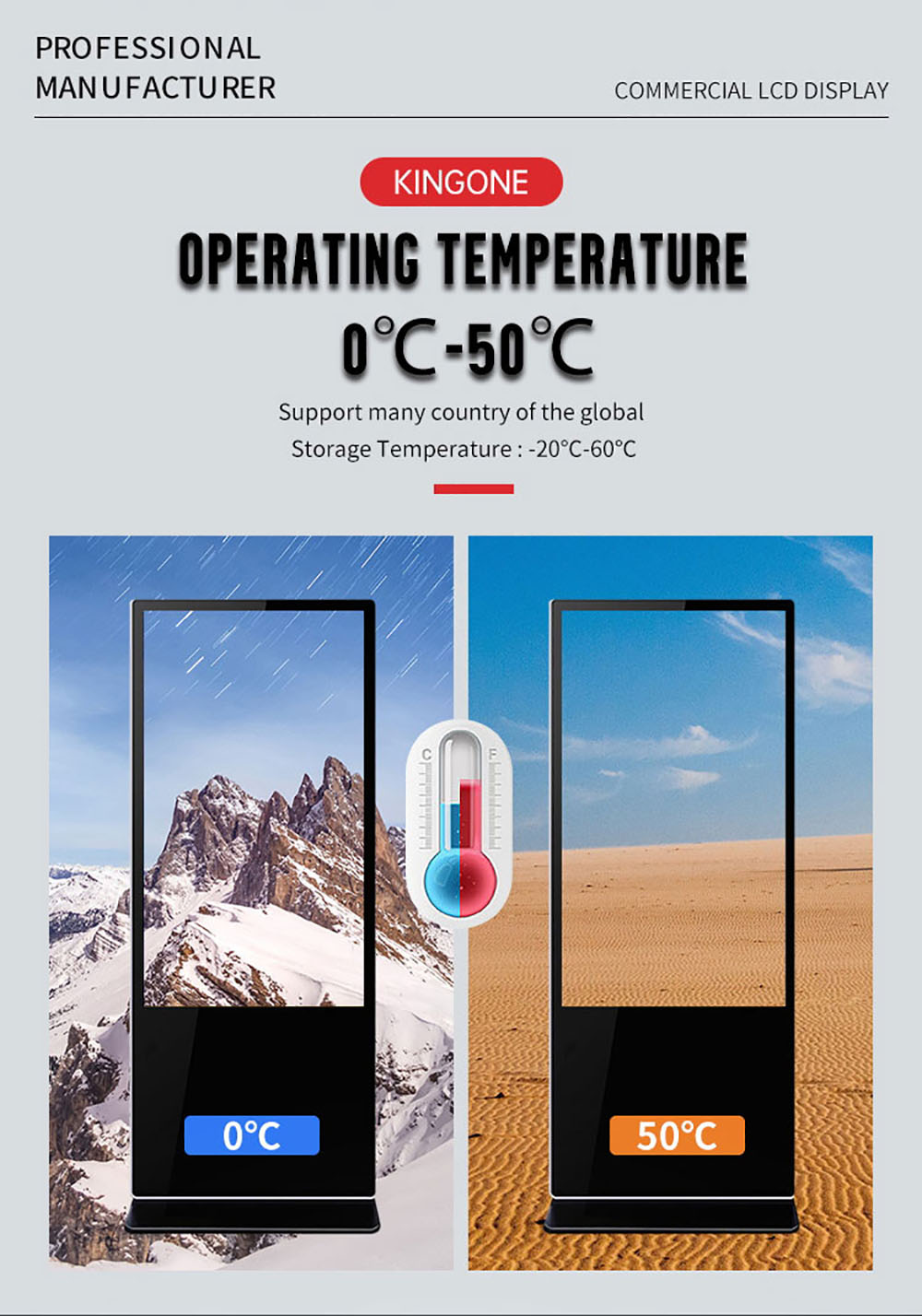 New Arrival 43 55 Inch Indoor Digital Signage Board Floor Stand Advertising Screen Lcd Display(图8)