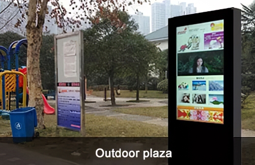 Kingone: 55-inch Outdoor Digital Signage Stand(图1)