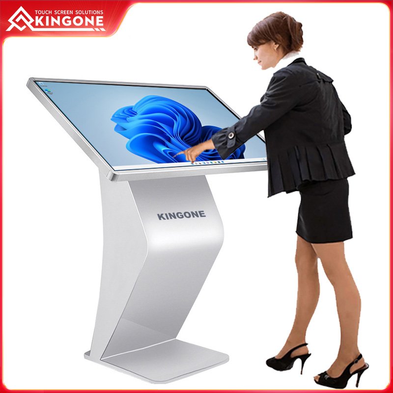 Bank marketing floor standing digital ad